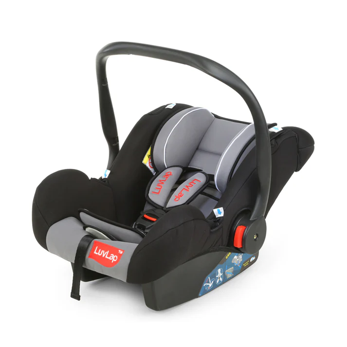 Infant Baby Car Seat Cum Carry Cot, Grey