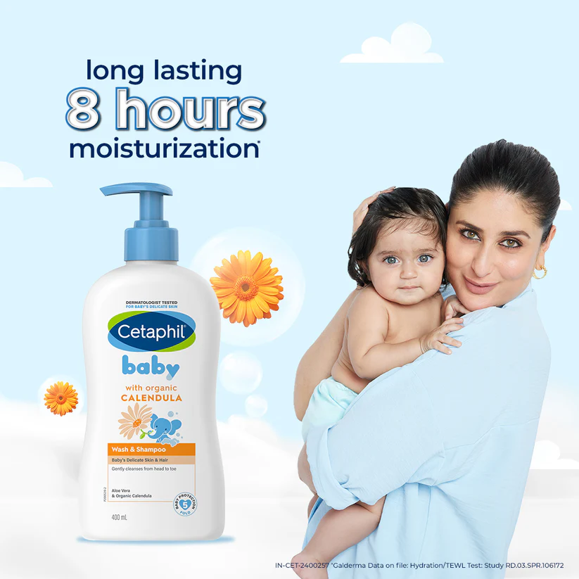 Cetaphil Baby Wash & Shampoo with Organic Calendula