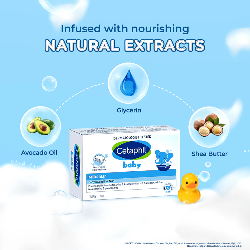 Cetaphil Baby Mild Bar with Shea Butter