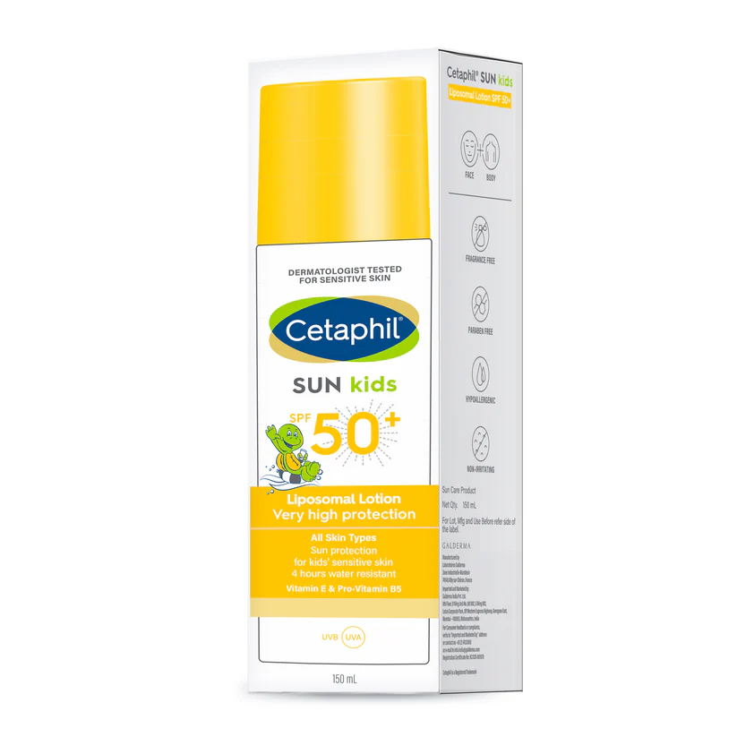 Cetaphil Sunscreen for Kids SPF 50+ | Dermatologist Tested