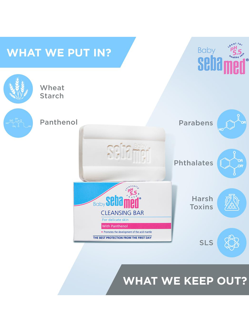Sebamed Baby Cleansing Bar - (150 GRAM)