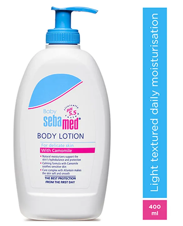Sebamed Baby Body Lotion 5.5 | Long lasting moisturizer | Quickly absorbed | 400 ml