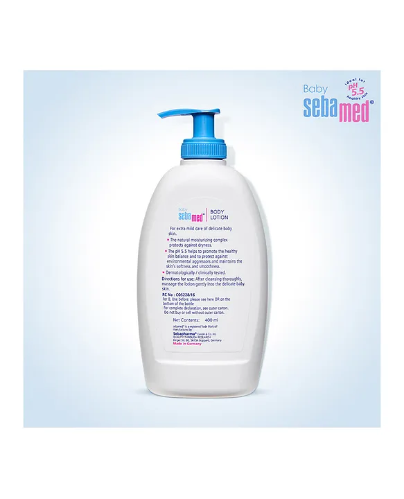 Sebamed Baby Body Lotion 5.5 | Long lasting moisturizer | Quickly absorbed | 400 ml