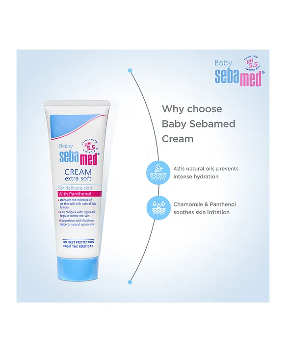 Sebamed Baby Cream Extra Soft | pH 5.5 | Ideal for Dry Skin | 50 ml