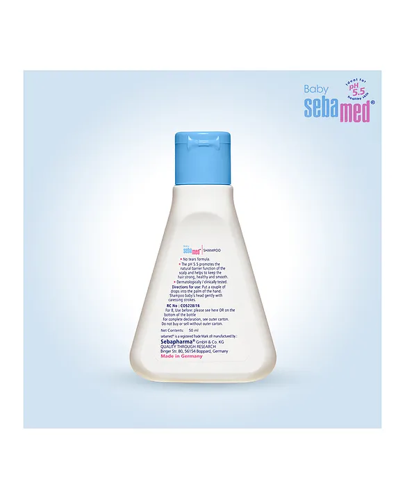 Sebamed Baby Shampoo | pH 5.5 | Ideal for Newborn's delicate scalp | No Tears | 50 ml