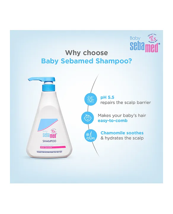 Sebamed Baby Shampoo | pH 5.5 | Ideal for Newborn's delicate scalp | No Tears | 500 ml
