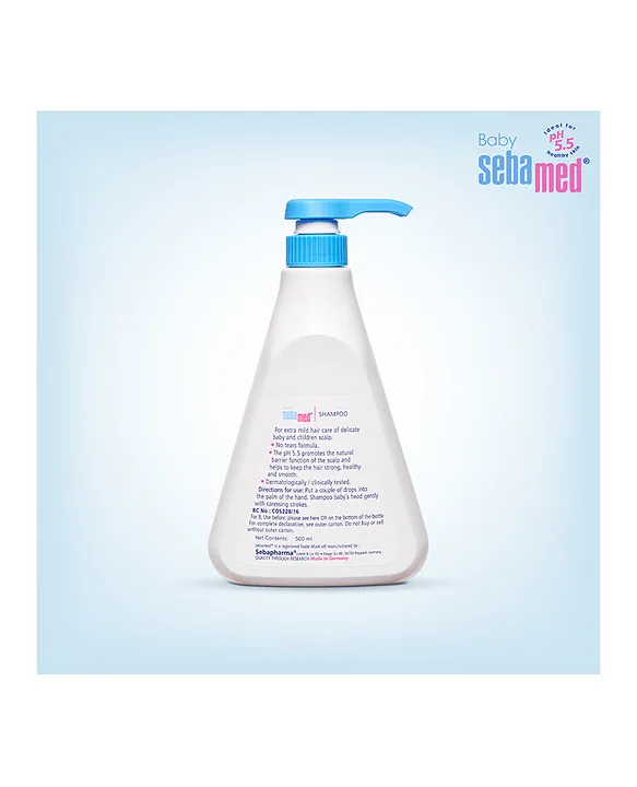 Sebamed Baby Shampoo | pH 5.5 | Ideal for Newborn's delicate scalp | No Tears | 500 ml