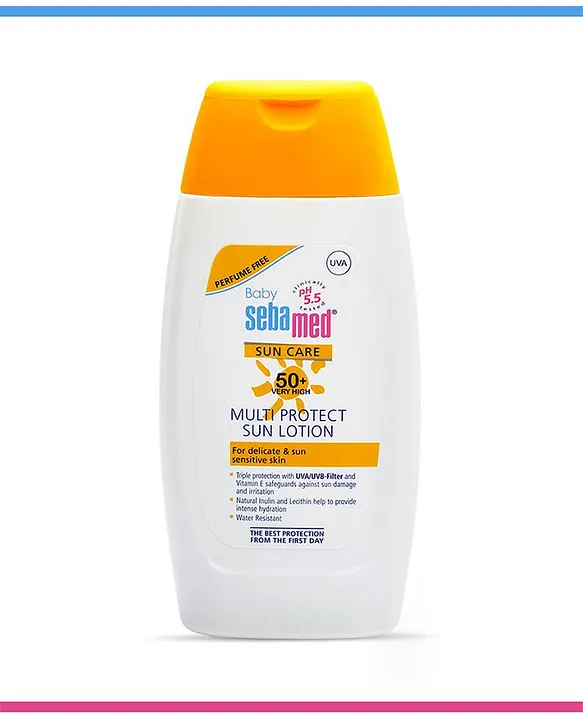 Sebamed Baby Sun Lotion | pH 5.5| Triple Protection From UV Rays | Water & Sweat Resistant | 200 ml