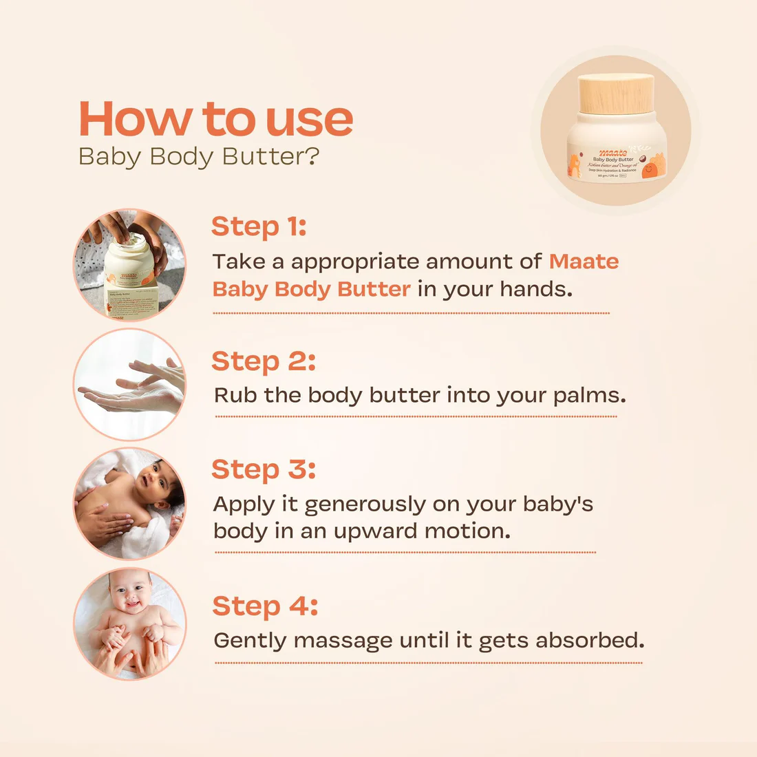 Maate Baby Body Butter - 50 Gm