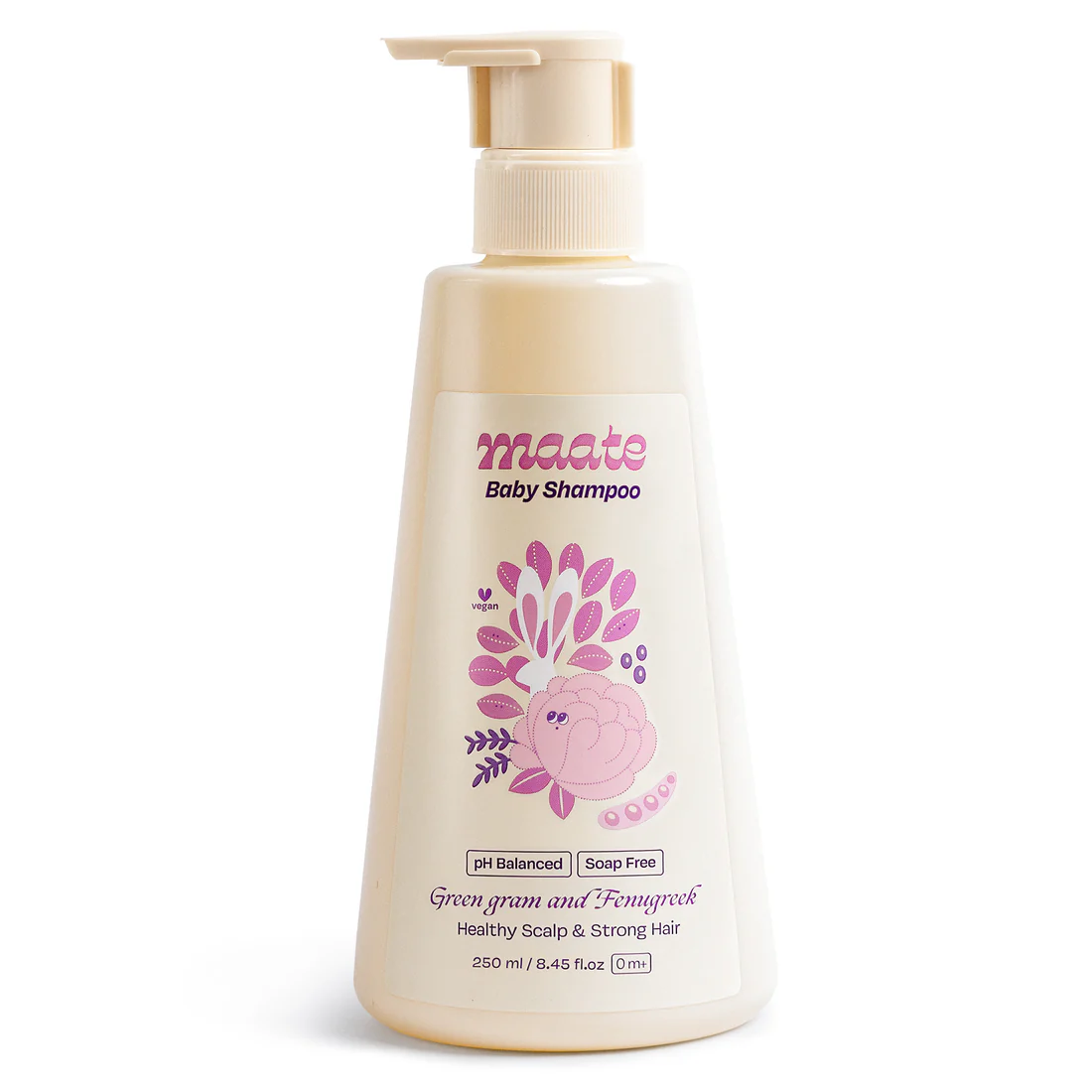 Maate Tear Free Baby Shampoo - ph Balanced | Soap Free - 250 ML