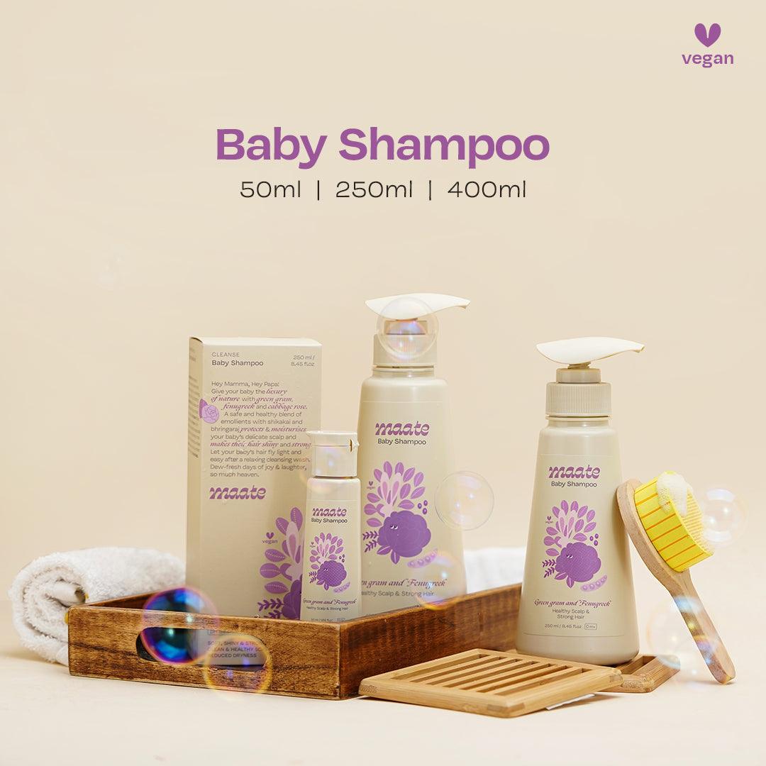 Maate Tear Free Baby Shampoo - ph Balanced | Soap Free - 250 ML