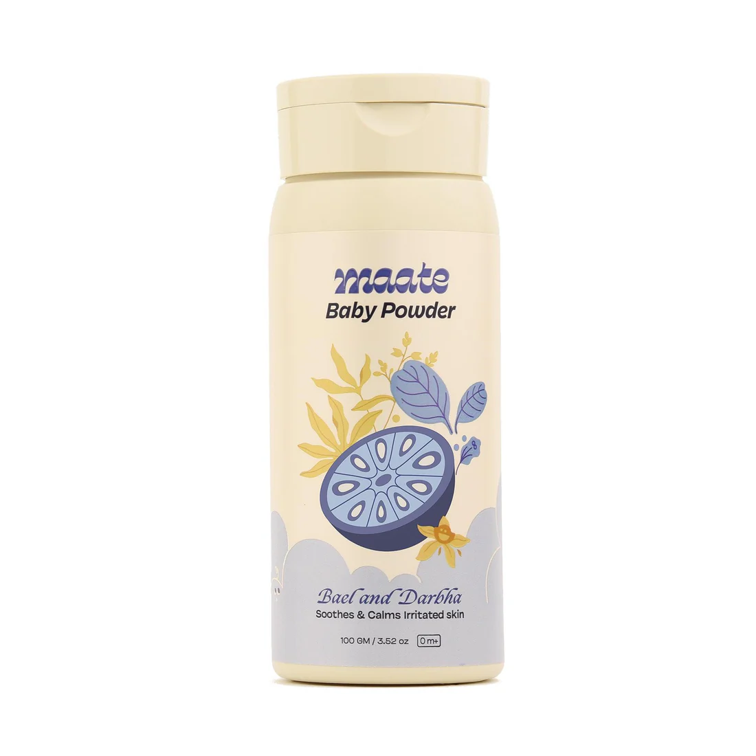 Maate Ayurvedic Baby Powder - Talc Free | 100% Natural | 100GM