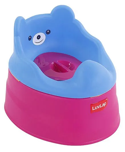 Luv Lap LuvLap 2-in-1 Potty Training Seat for 1+ Year Child, Detachable Potty Bowl, Suitable for Boys & Girls (Rose & Blue), Plastic