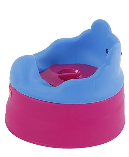 Luv Lap LuvLap 2-in-1 Potty Training Seat for 1+ Year Child, Detachable Potty Bowl, Suitable for Boys & Girls (Rose & Blue), Plastic
