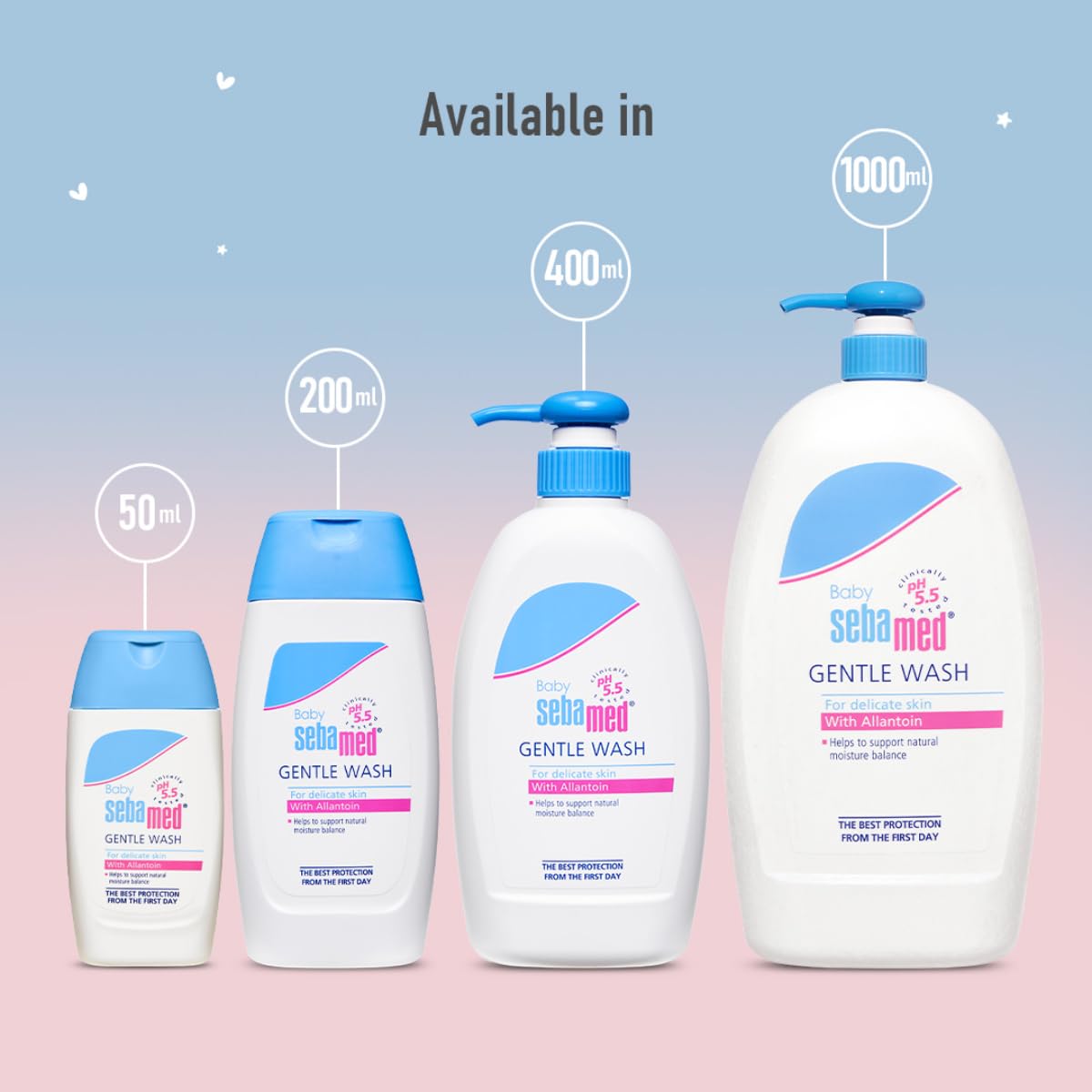 Sebamed Baby Gentle Wash| pH 5.5| Baby Body Wash| Soap Free| Tear Free