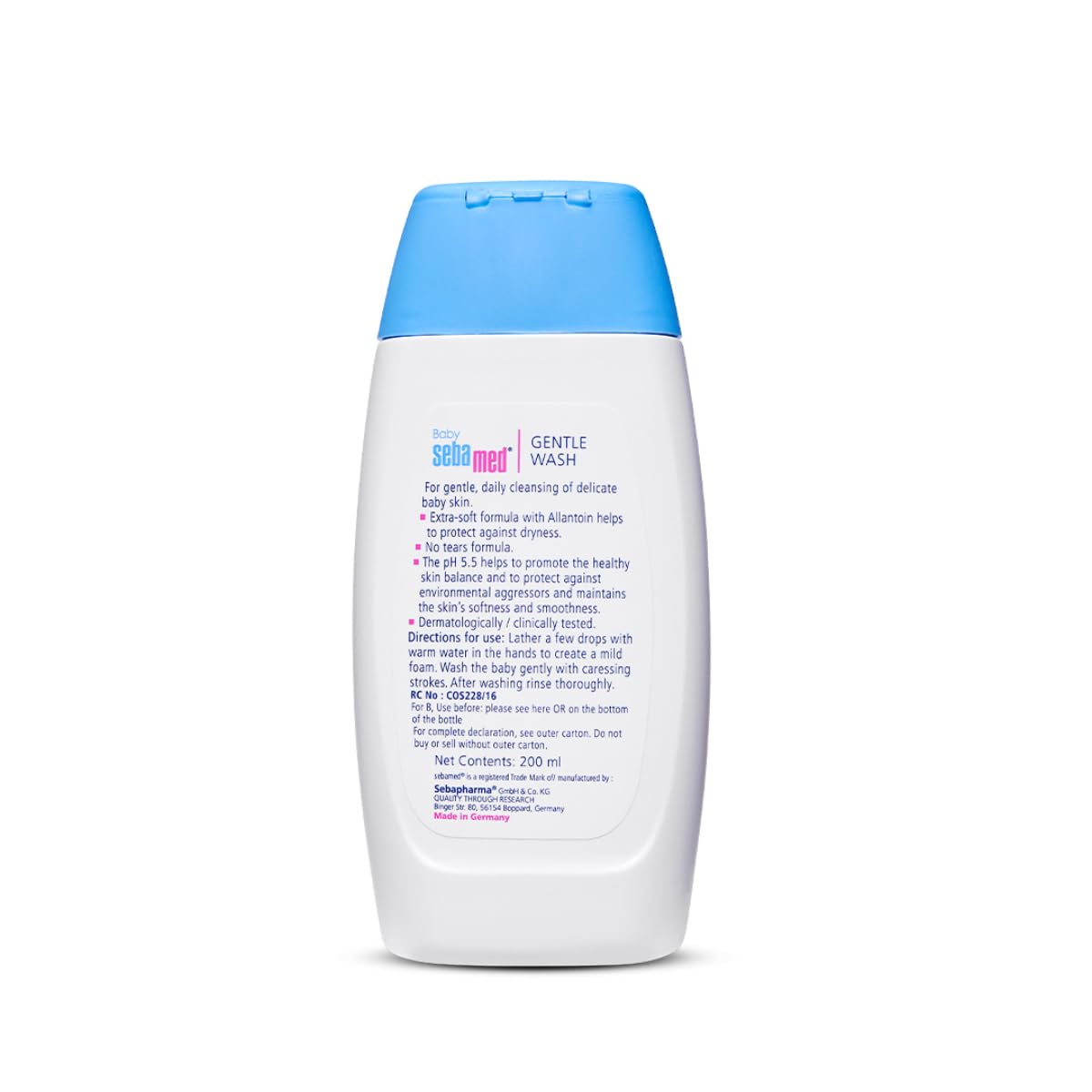 Sebamed Baby Gentle Wash| pH 5.5| Baby Body Wash| Soap Free| Tear Free