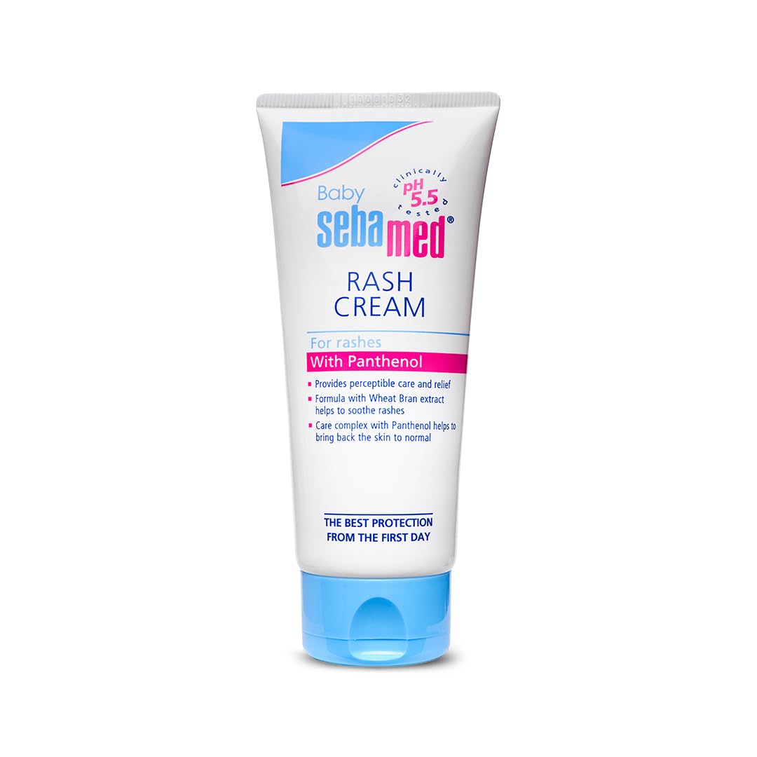 Sebamed Baby Rash Cream|pH 5.5|Ideal for Diaper Rashes| Faster rash healing |100 ml