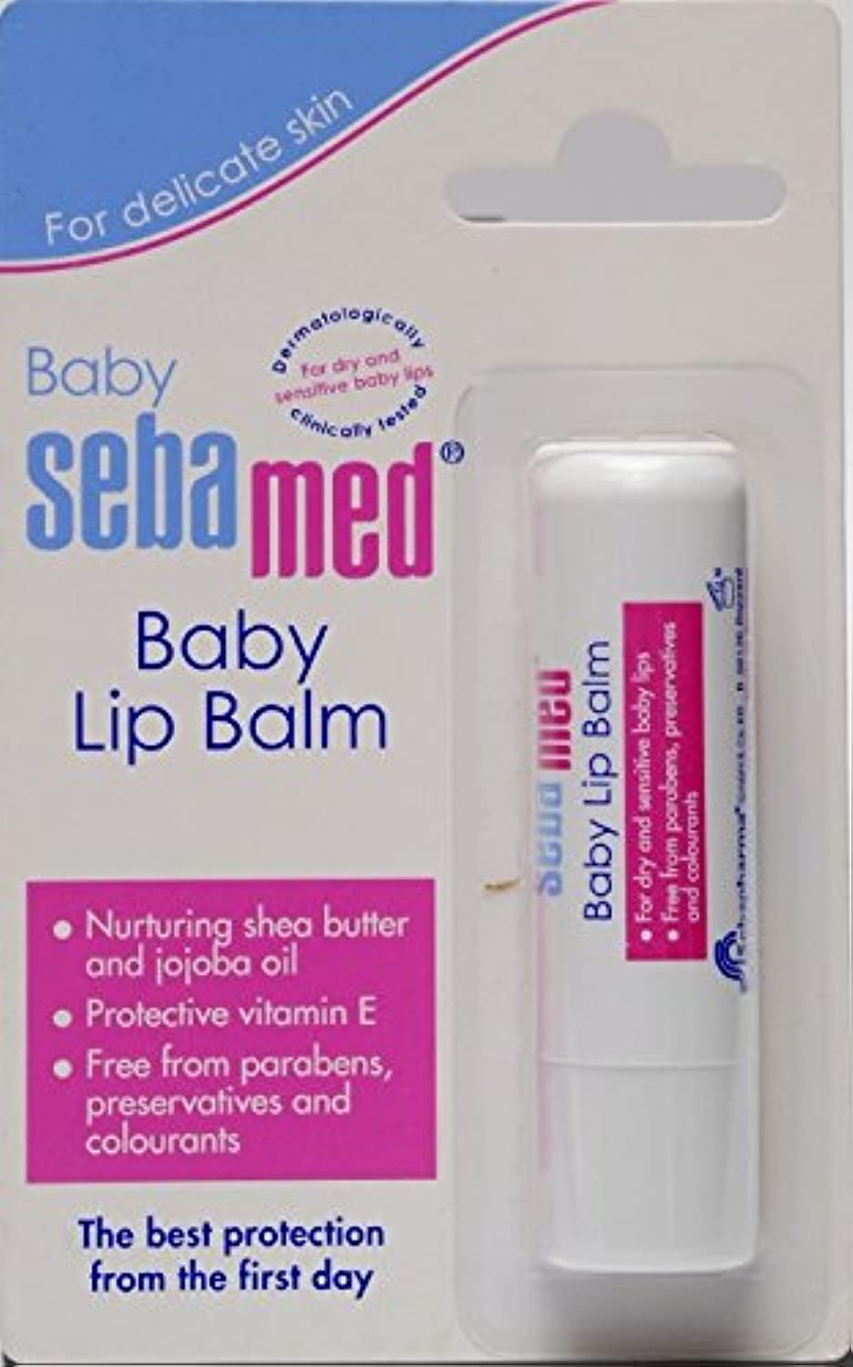  Sebamed Baby Lip Balm| Soft Baby Lips| With Shea butter, Jojoba Oil & Beeswax| 4.8 gm