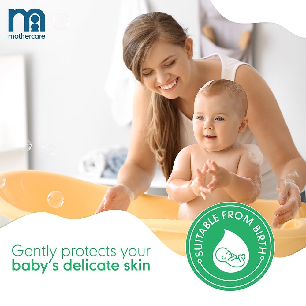 Mothercare Unisex Hypoallergenic Baby Body Wash - White 300ML