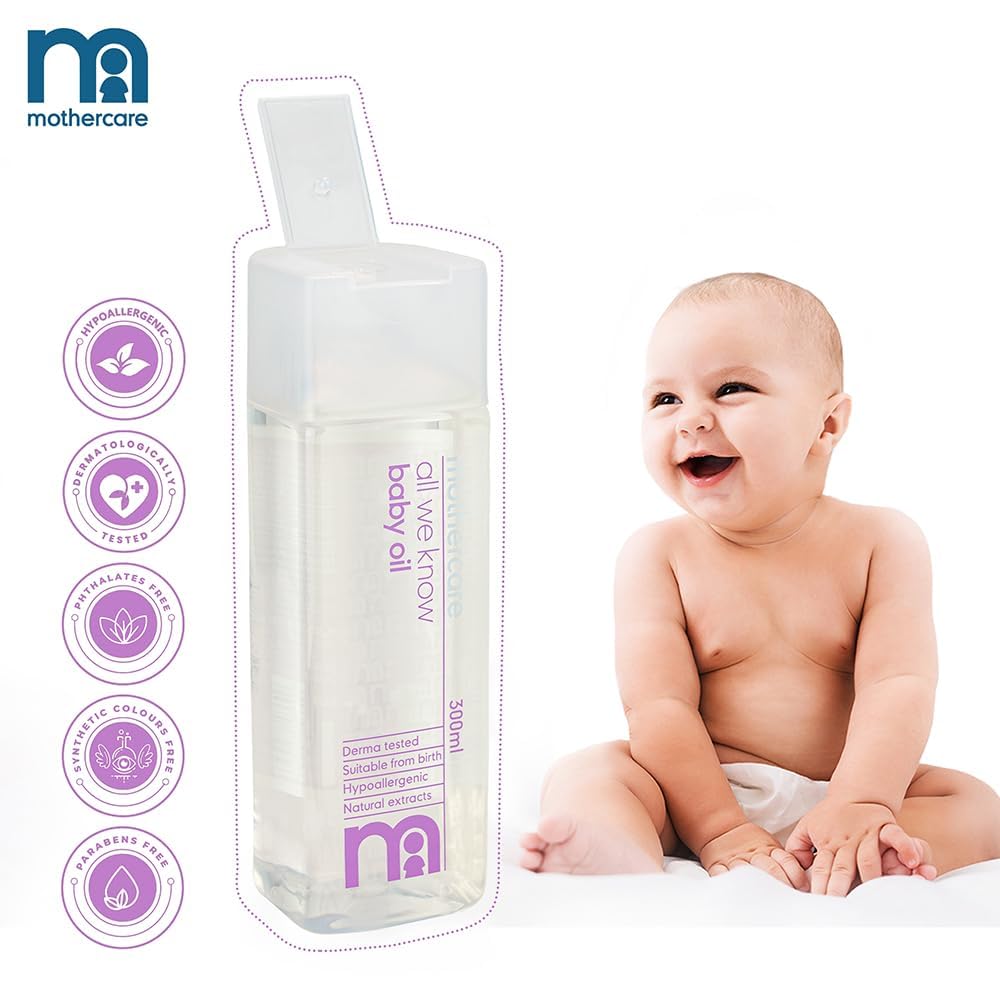Mothercare All We Know Baby Oil In 300ml