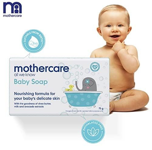 Mothercare Unisex All We Know 75G Baby Soaps Buy 3N 75g And Get 1N 75g Free - Pack of 4 - White