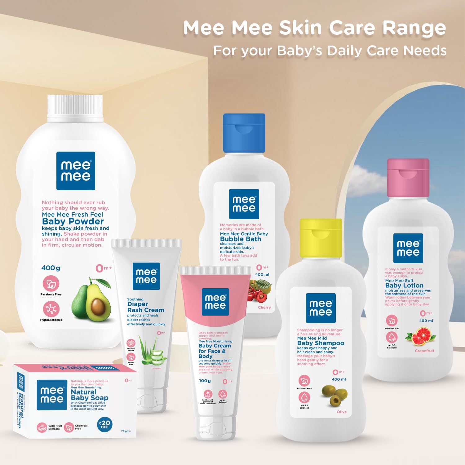 Mee Mee Moisturizing Baby Lotion 400ml For Face & Body