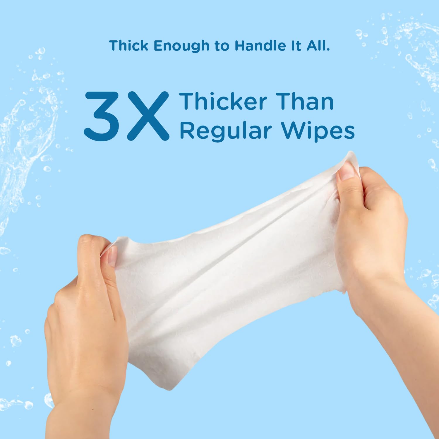 Mee Mee Pure Water Wet Wipes with Lid 80?pcs ×?2 (160 Pcs)– Unscented, Plant Derived, Super Thick Baby Wet pure Wipes