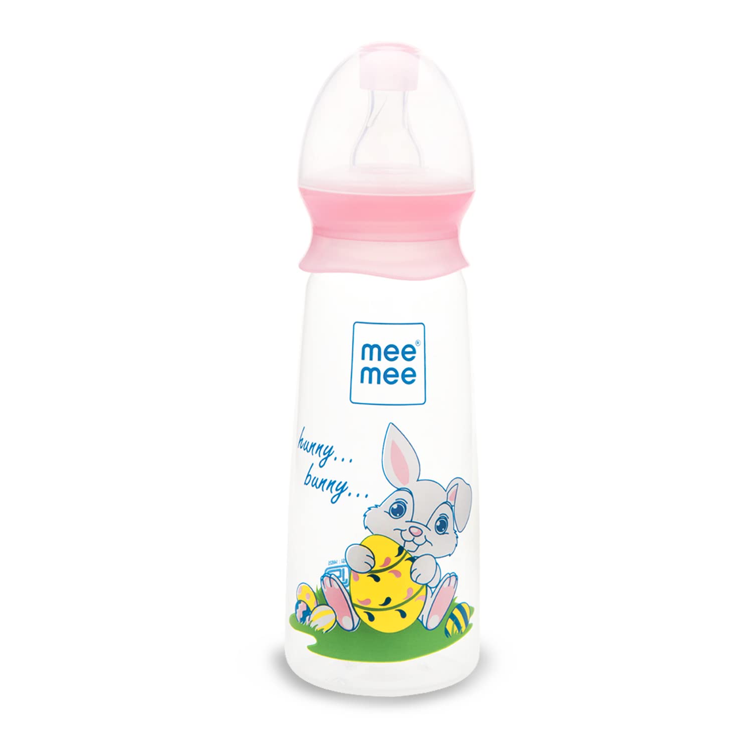Mee Mee BPA-Free Baby Feeding Bottle, Eazy Flo Technology, Anti-Colic Valve, 0-3 Years (Pink, 250 ML)