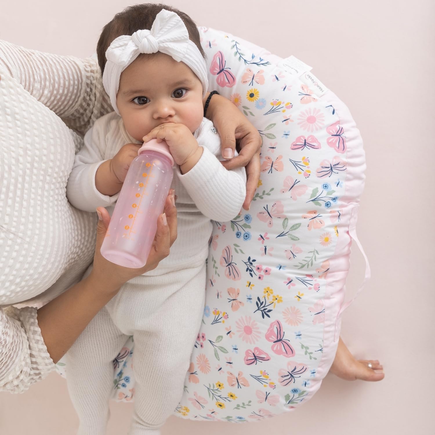 Baby Feeding Pillow for New Born Baby, Breastfeeding & Nursing Pillow with Removable Cover, Infant Support Cushion for 0–24 Months