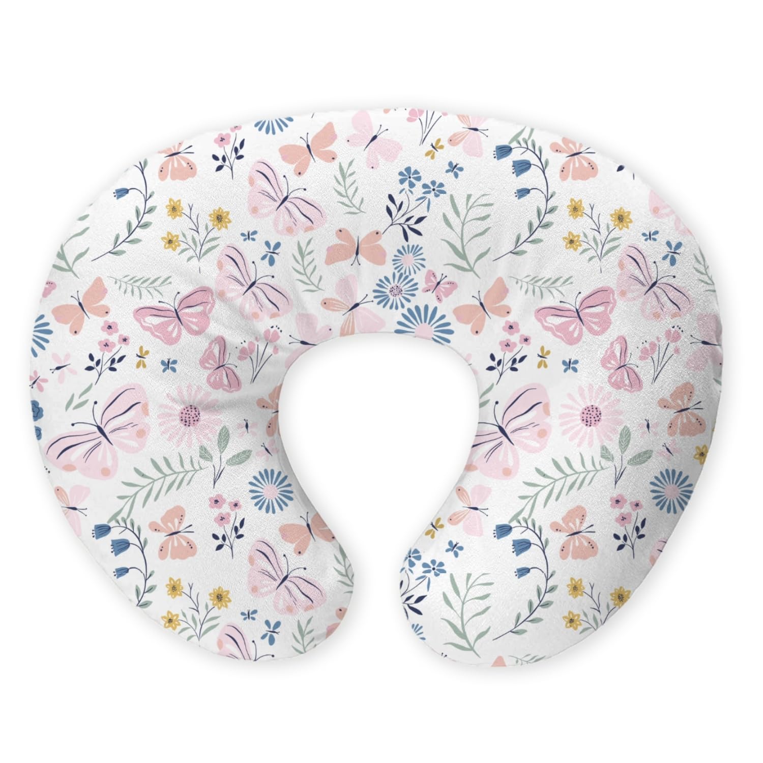 Baby Feeding Pillow for New Born Baby, Breastfeeding & Nursing Pillow with Removable Cover, Infant Support Cushion for 0–24 Months