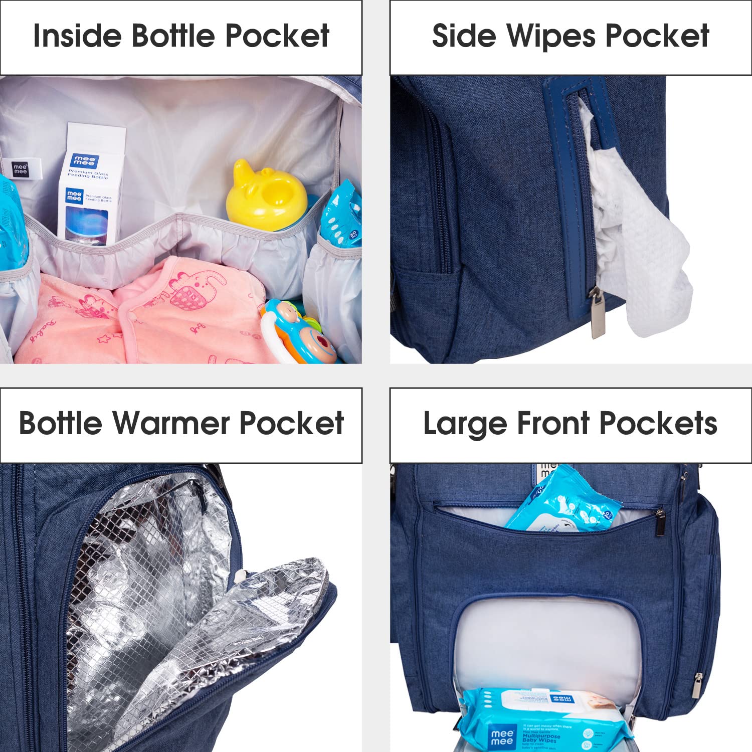 Mothers | Durable Nursing Maternity Diaper Backpack | Multifunctional Adjustable Spacious Shoulder Strap | Baby Travel Bag/Mamas Bags/Diapers Bags for Kids/Baby (Blue, Gray, Maroon, Green )