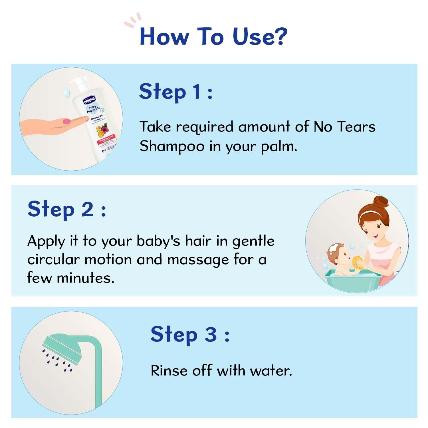 Chicco Baby Moments Shampoo for Tear-Free Bath times, Natural Ingredients, Suitable for baby’s tangle Free, smooth hair, No Phenoxyethanol and Parabens