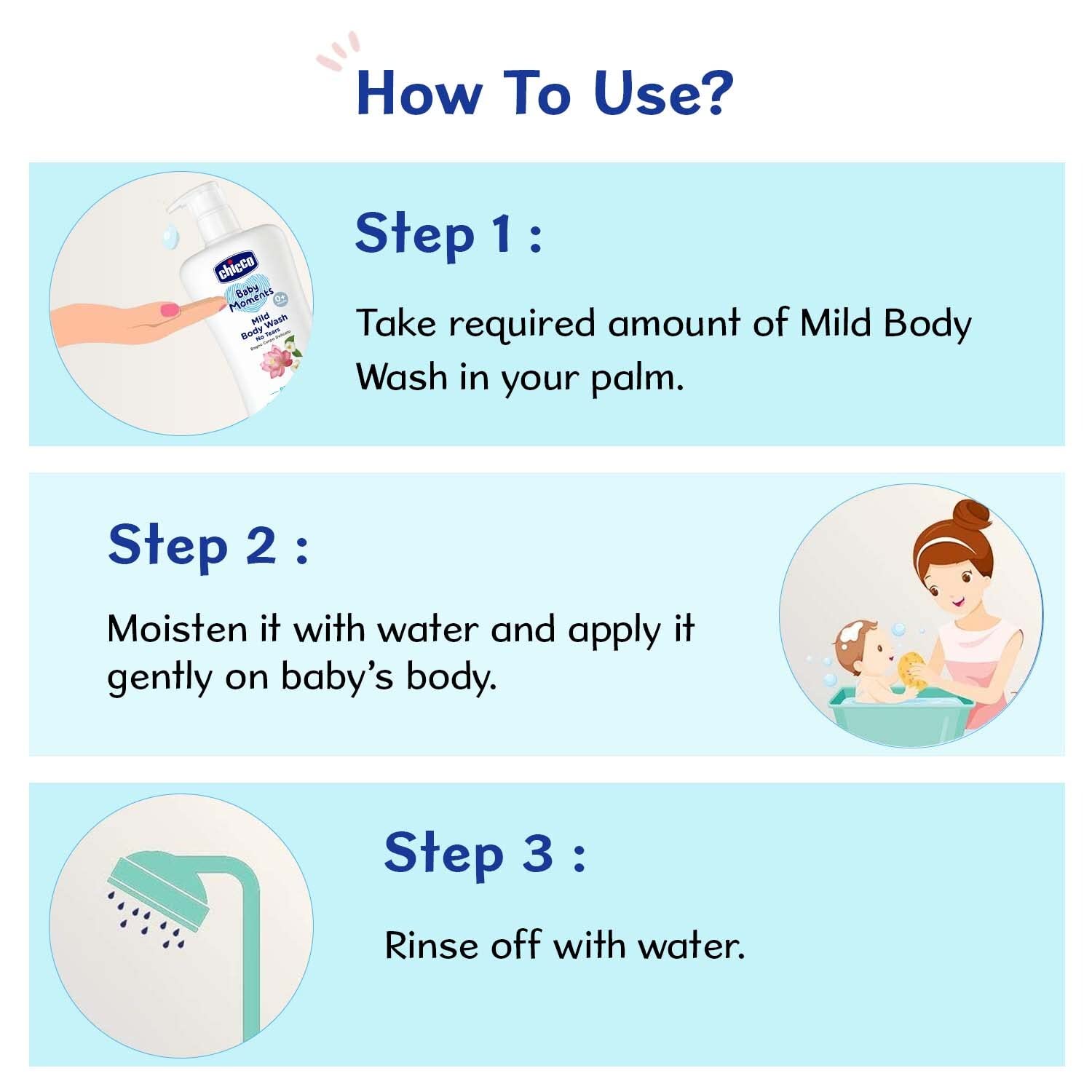 Chicco Baby Moments Mild Body Wash Refresh, New Advanced Formula with Natural Ingredients, No Tears & Soap-Free, Mild formula for Baby’s Body wash, No Phenoxyethanol and Parabens